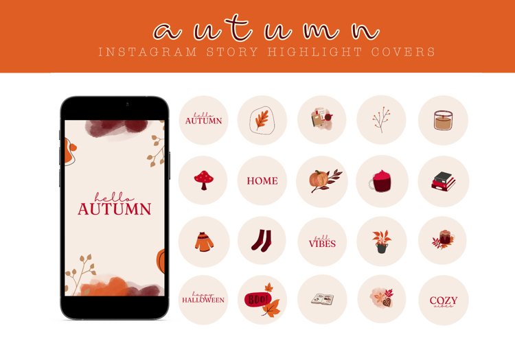 aesthetic autumn instagram story template golden hour photo frame instagram story template autumn aesthetic