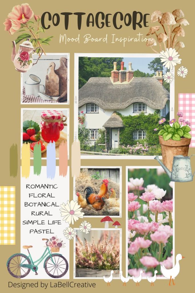 aesthetic brand moodboard story cottagecore whimsy moodboard aesthetic brand story template