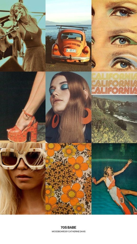 aesthetic brand moodboard story vintage 70s warmth moodboard aesthetic brand Instagram template