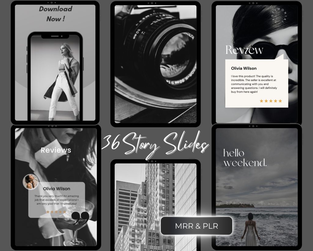 aesthetic camera roll story template aesthetic chic Instagram story template example