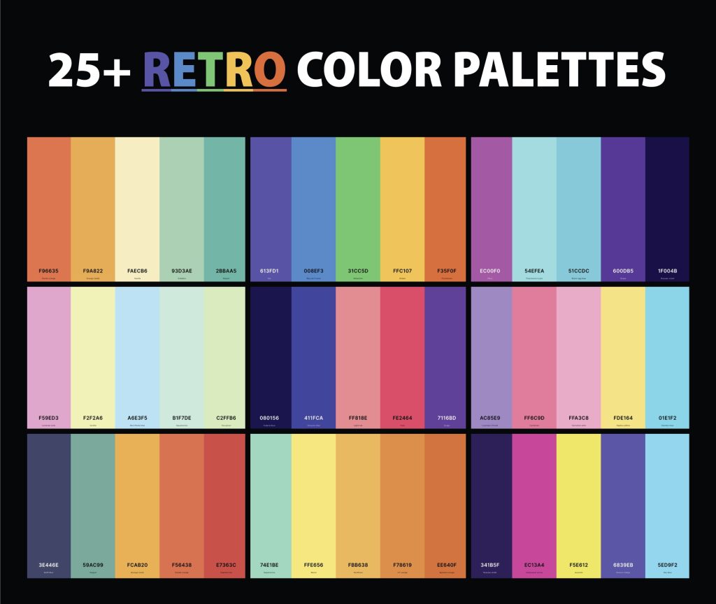 aesthetic color palette story template vintage diner color palette aesthetic instagram story template mustard retro 70s