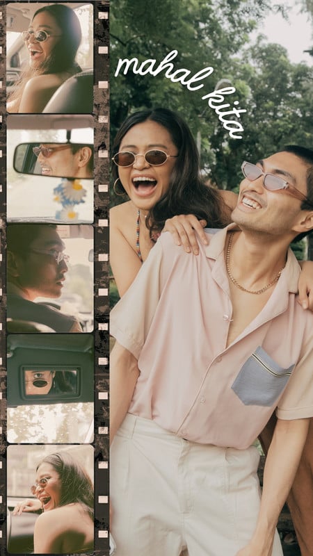 aesthetic couple story template aesthetic couple first meeting Instagram story template