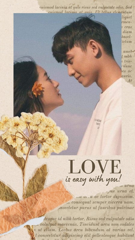 aesthetic couple story template aesthetic couple good night Instagram story template