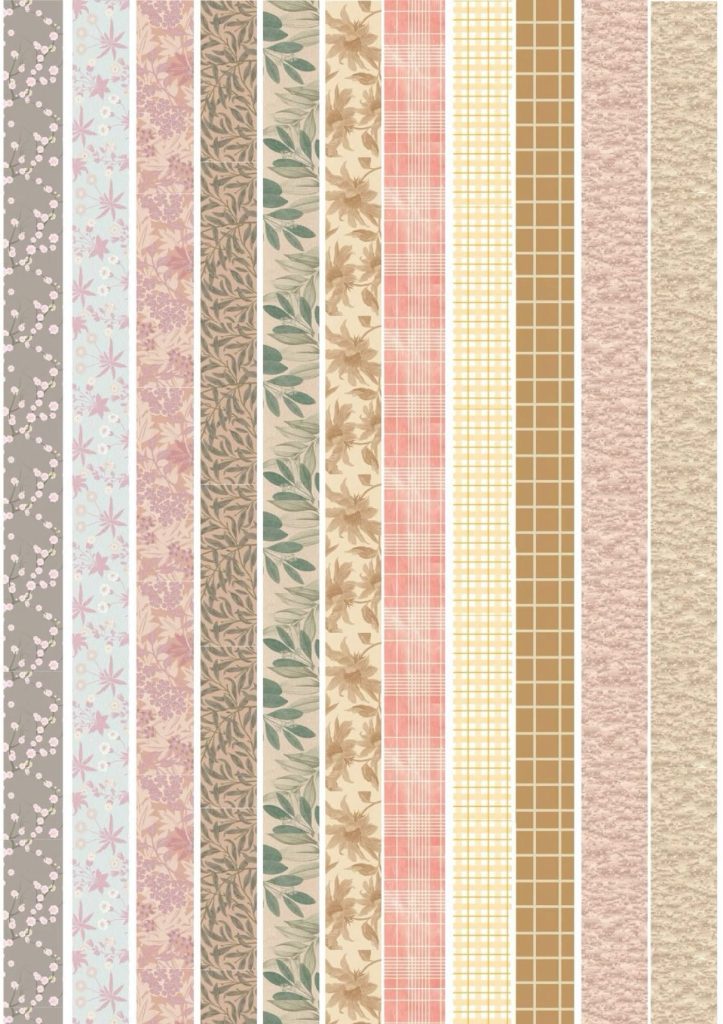 aesthetic dump story template pastel scrapbook dump story template with stickers washi tape doodles pink blue