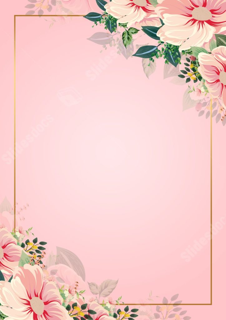 aesthetic exam countdown story coquette romantic exam countdown story template with floral border and pink tones