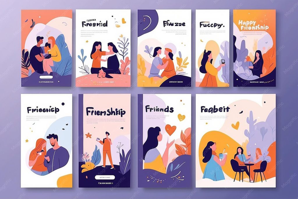 aesthetic friendship story template we met in place friendship story template map background origin
