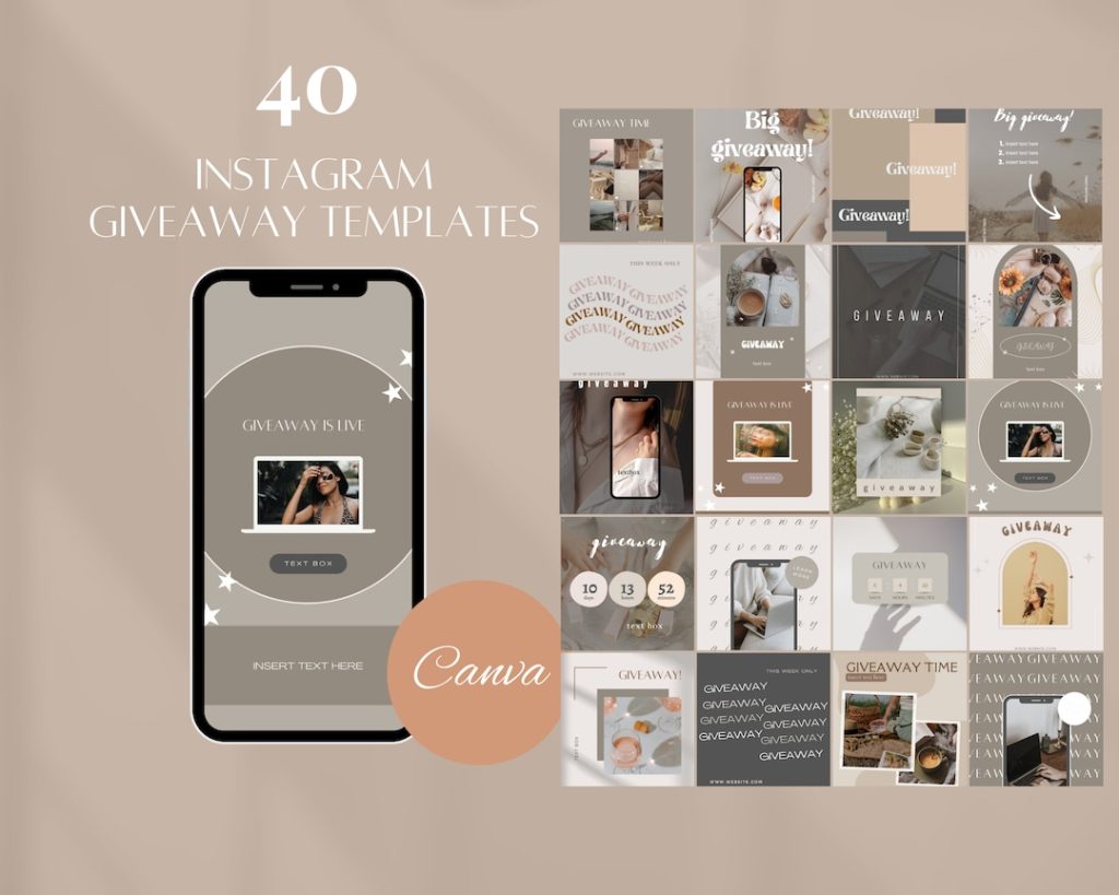 aesthetic giveaway story template dark moody aesthetic Instagram story giveaway template black charcoal abstract texture