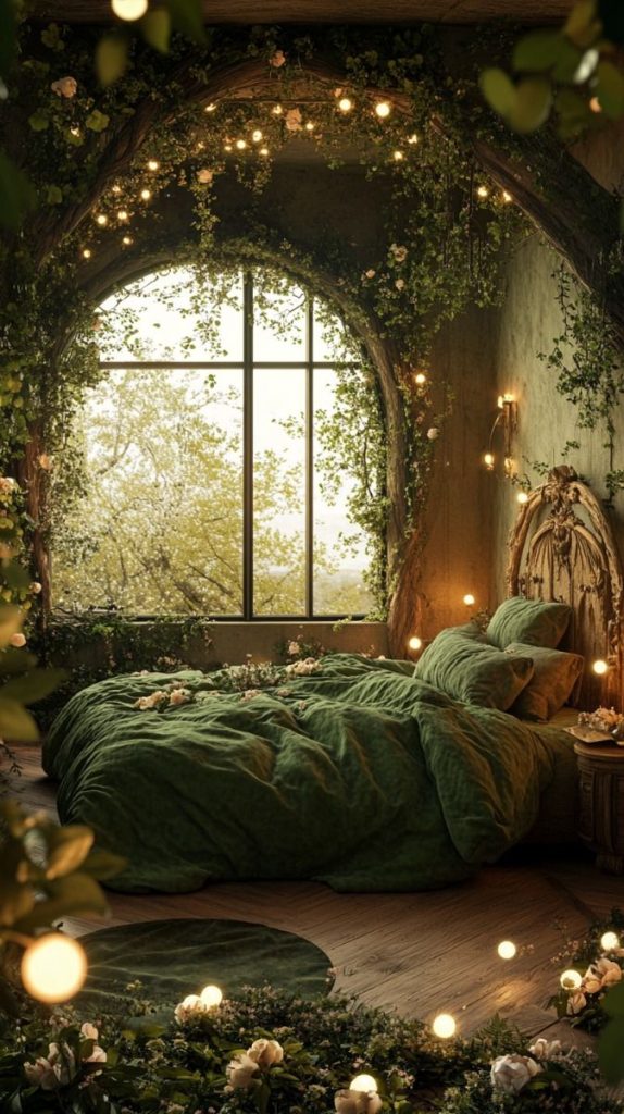aesthetic good night story template aesthetic good night story cozy bedroom template fairy lights pillows