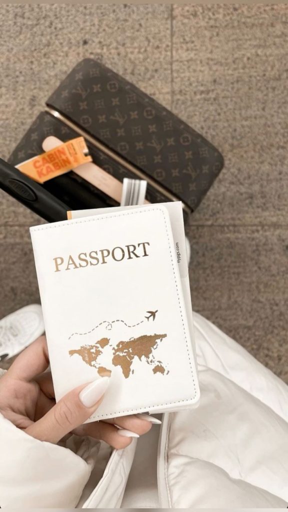aesthetic inspiration board story travel inspiration board story with map pins, passport stamp stickers, and landscape photos