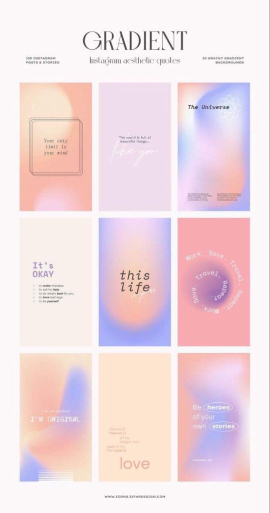 aesthetic instagram story background pastel gradient background aesthetic instagram story