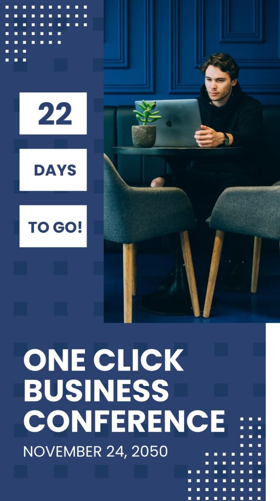 aesthetic instagram story template for business Sales countdown Instagram story template with bold numbers gradient
