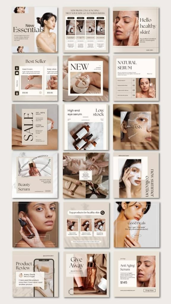 aesthetic instagram templates free collage Instagram story template free aesthetic