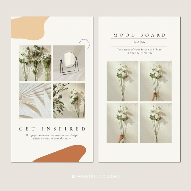 aesthetic instagram templates free moodboard Instagram story template aesthetic free