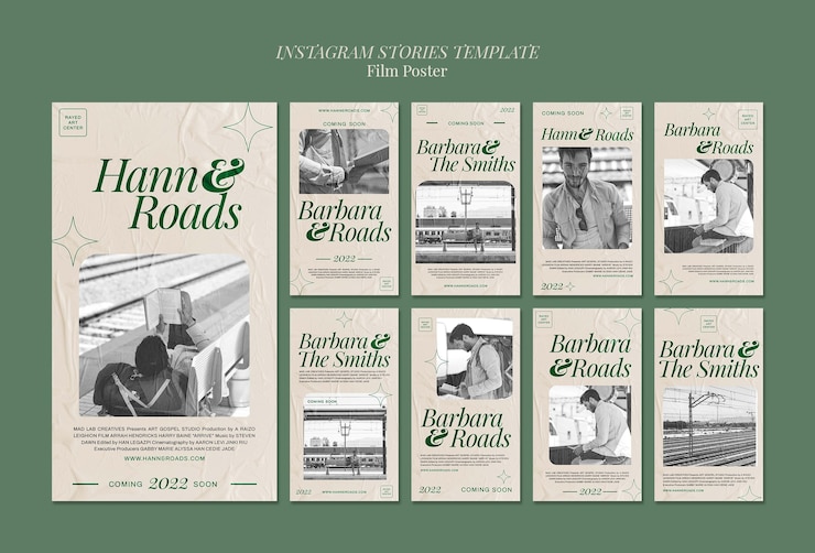 aesthetic instagram templates free vintage film Instagram story template free