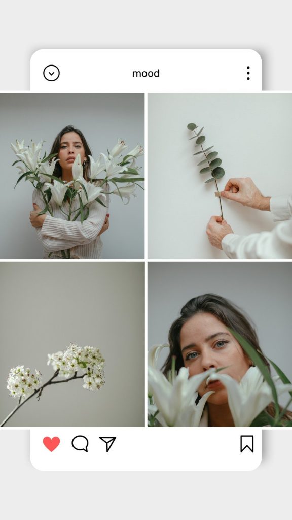 aesthetic memories collage story template throwback snapshot template Instagram story with grainy photo