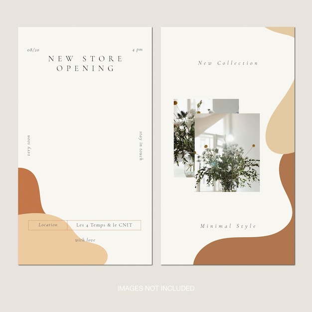 aesthetic opening soon story template aesthetic opening soon Instagram story template minimal beige