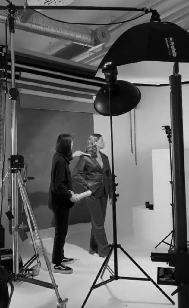 aesthetic photographer story template behind the scenes split screen
