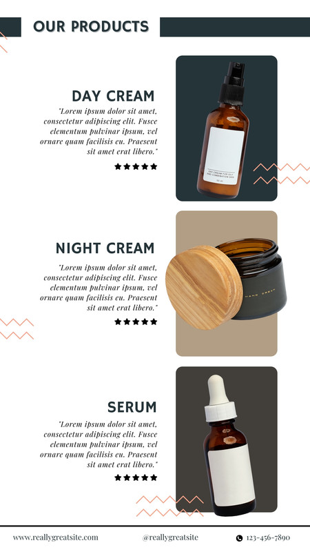 aesthetic product story template flat lay product spread story template