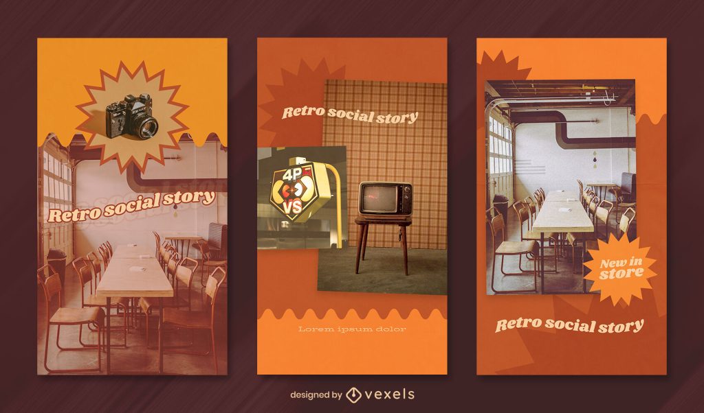 aesthetic quiz story template vintage trivia instagram story template sepia retro