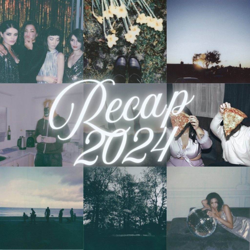 aesthetic recap story template aesthetic Instagram story recap template monthly collage pastel