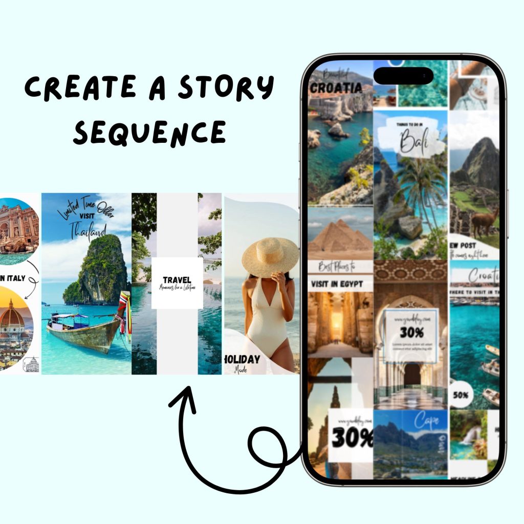 aesthetic recap story template aesthetic travel recap instagram story template with map background