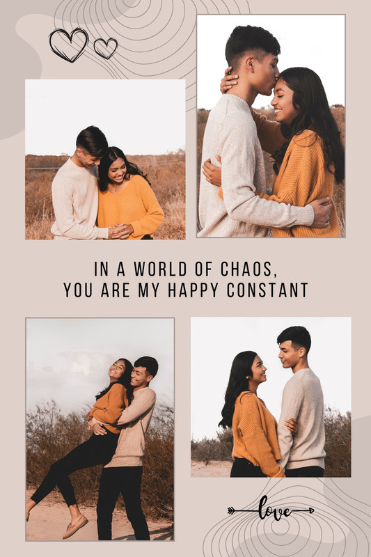 aesthetic relationship story template aesthetic anniversary countdown story template couple silhouette