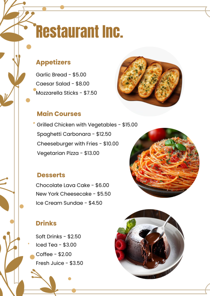 aesthetic service menu story template tropical service menu aesthetic instagram story template palm leaves vibrant colors