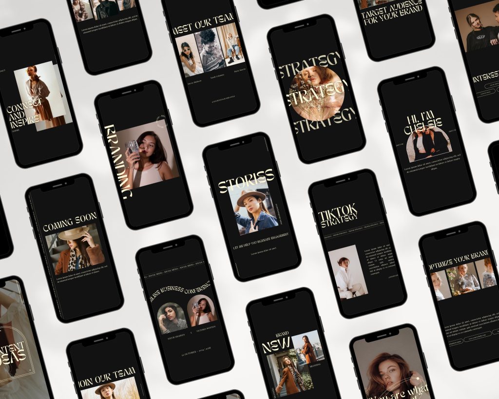 aesthetic shop update story template aesthetic bundle offer story template with grid product images and bundle and save text