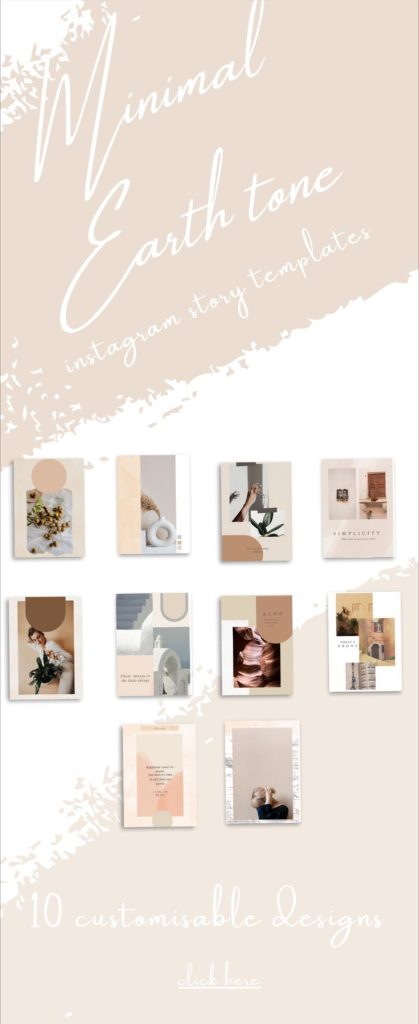 aesthetic shop update story template aesthetic restock alert story template with earthy tones and product split screen