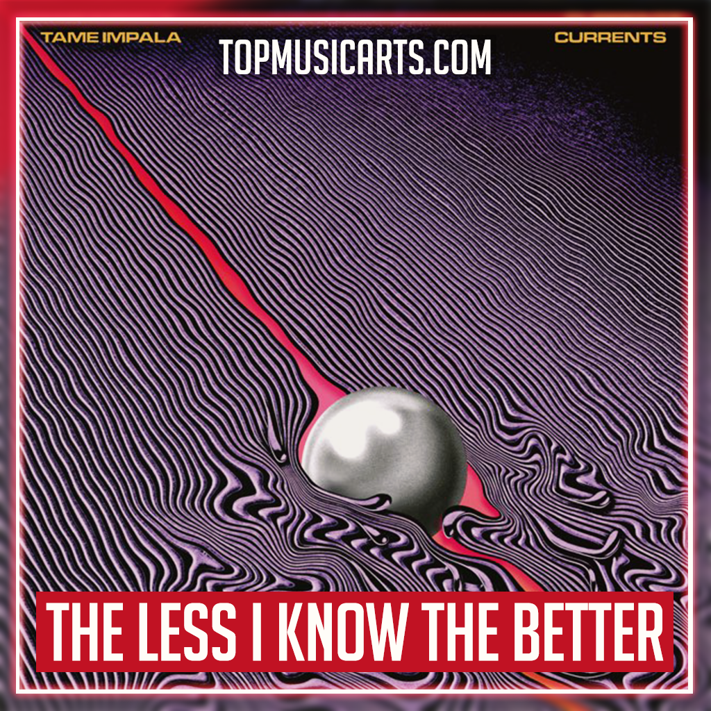 aesthetic song recommendation story Tame Impala The Less I Know The Better single art