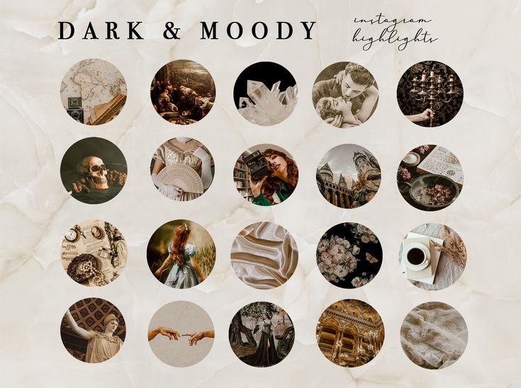 aesthetic story highlight cover Dark moody Instagram highlight cover with celestial stars and deep navy background