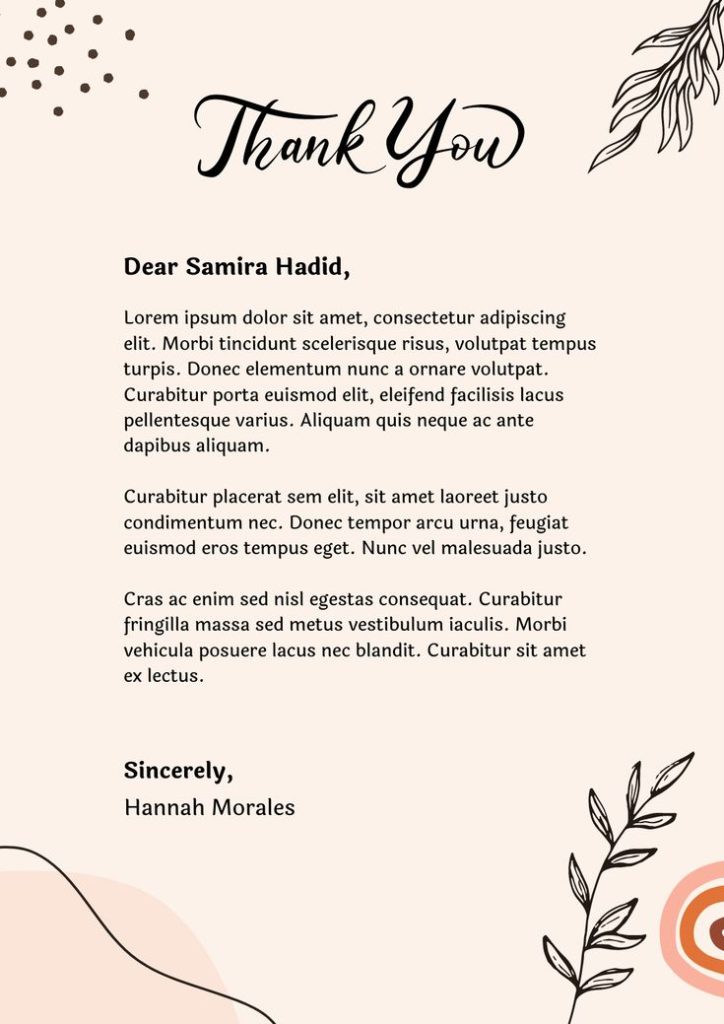 aesthetic thank you story template minimalist thank you story template beige background