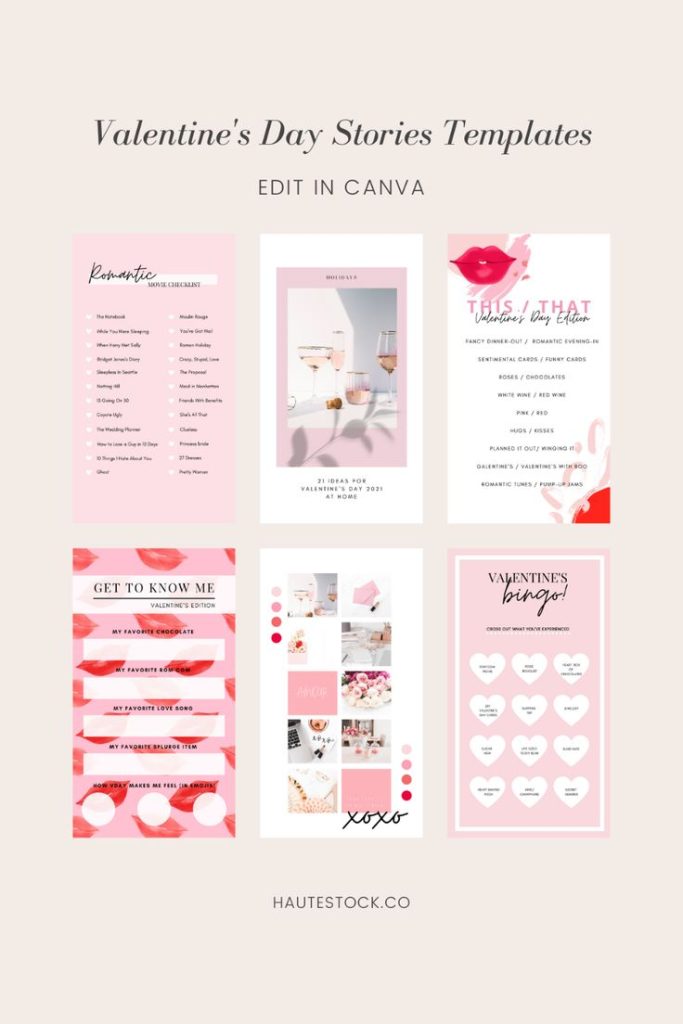 aesthetic valentine story template aesthetic candlelight valentine story template