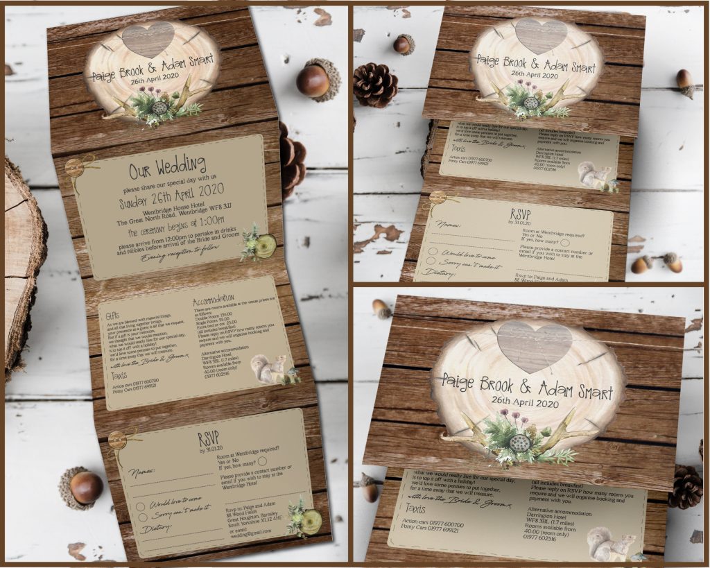 aesthetic wedding invitation story rustic woodland wedding invitation instagram story template with greenery