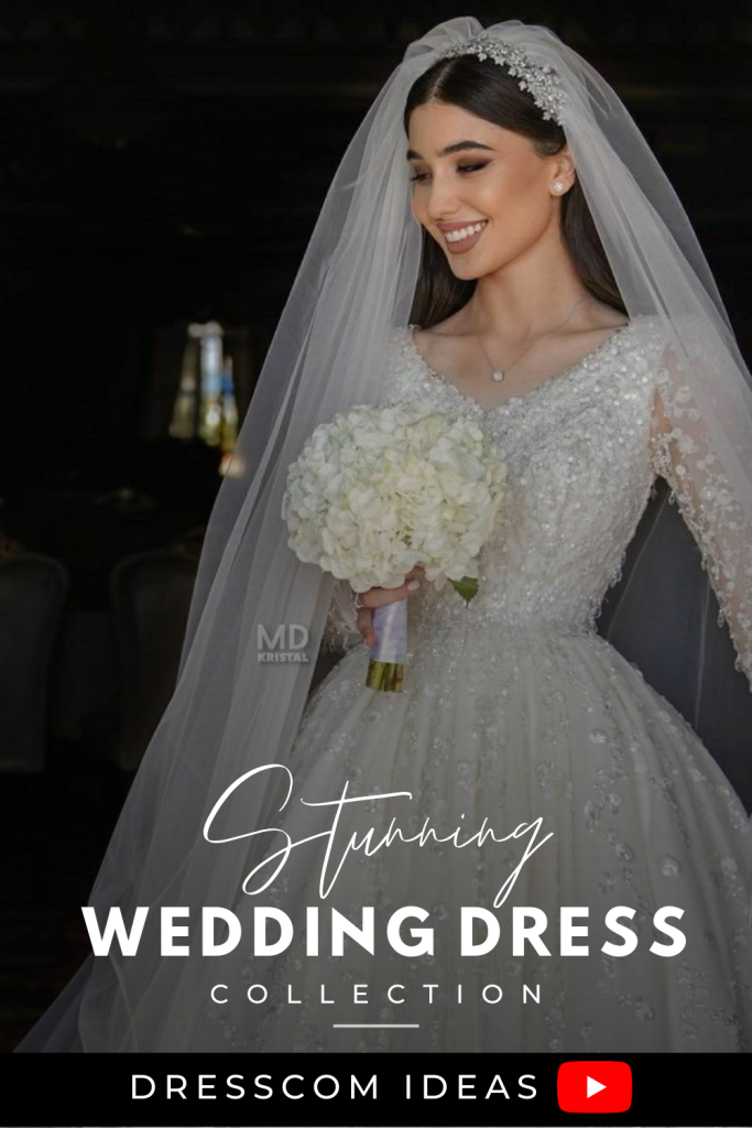 aesthetic wedding story template classic white lace with wedding dress and veil