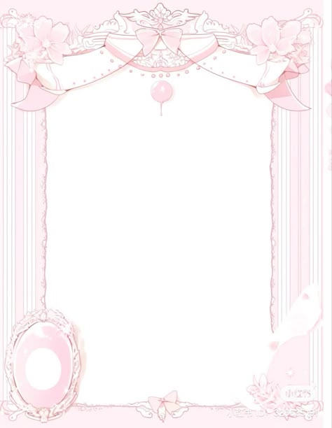 coquette aesthetic story template pearl border frame template coquette aesthetic instagram story