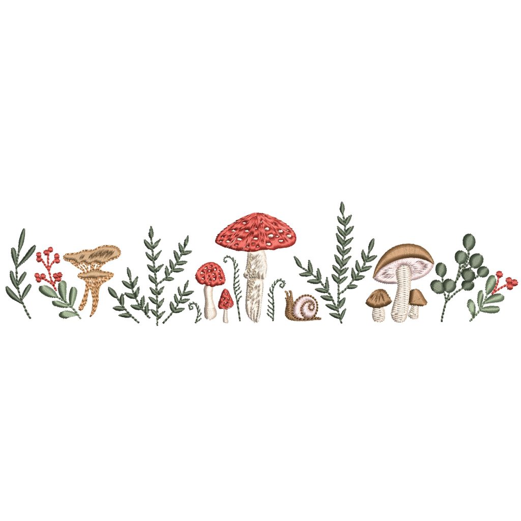 creative aesthetic instagram story template cottagecore whimsy instagram story template with floral border and mushroom illustration on cream background