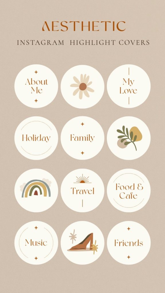 creative aesthetic instagram story template minimal line art aesthetic instagram story template with thin hand-drawn strokes on beige background