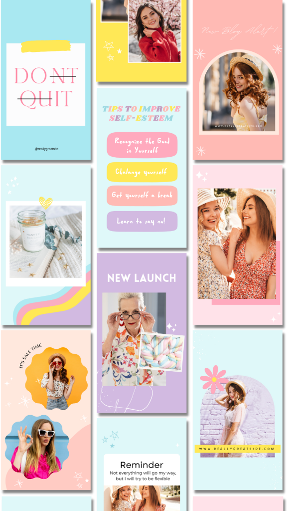 free pastel instagram story template pastel collaboration instagram story template two profiles