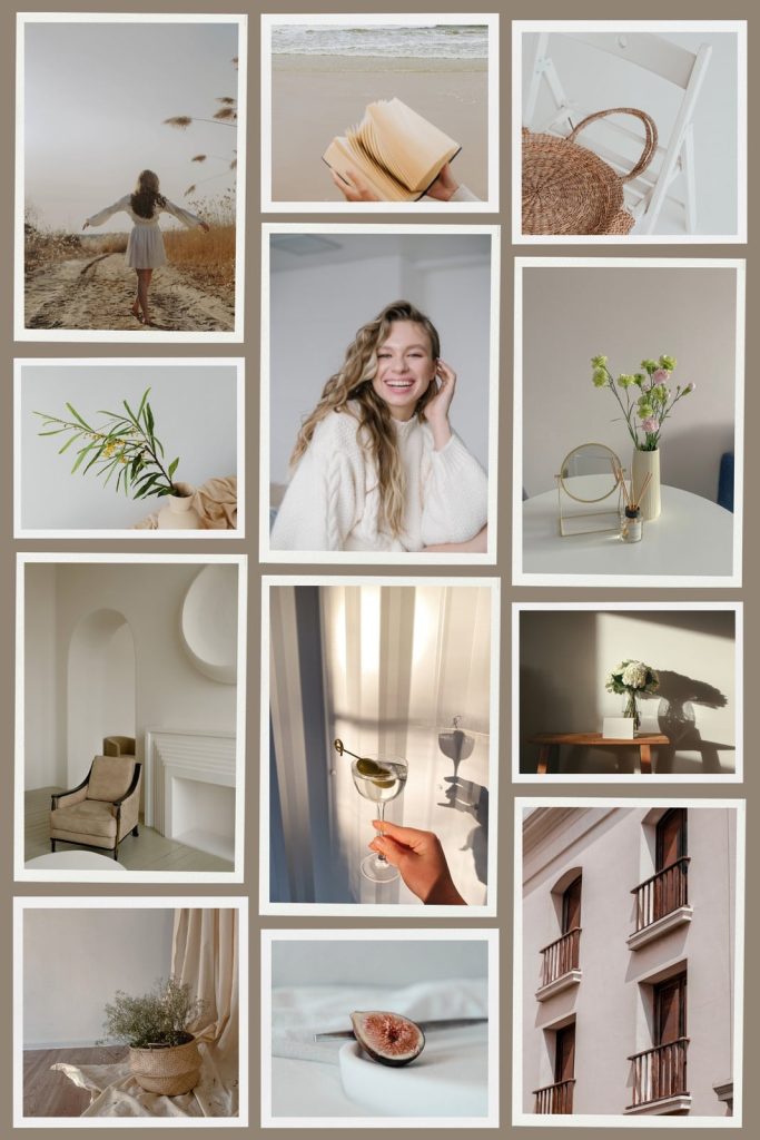 free photo collage story template aesthetic free aesthetic photo collage story template overlapping circles cutouts