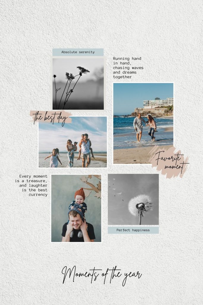free photo collage story template aesthetic free aesthetic photo collage story template bokeh light overlays soft glow