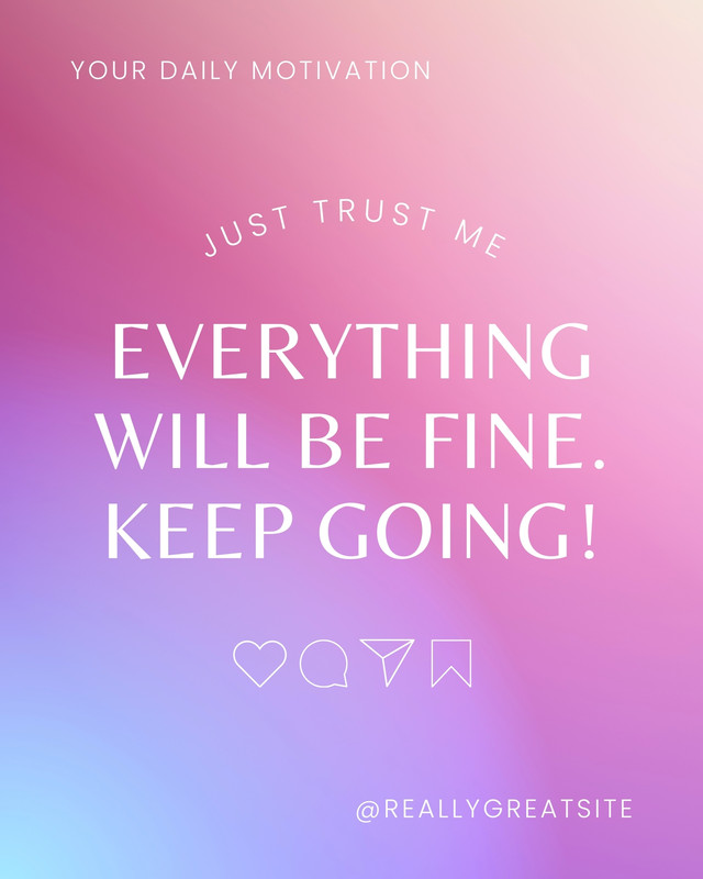 pastel gradient love quote Instagram story template pink blue purple