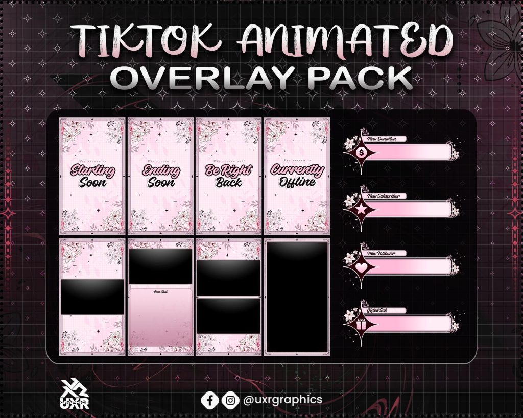 soft girl aesthetic story template floral dream with pink and white flowers overlay on pastel background