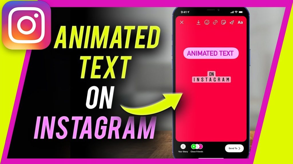aesthetic animated text story text reveal animation with swipe effect on Instagram story