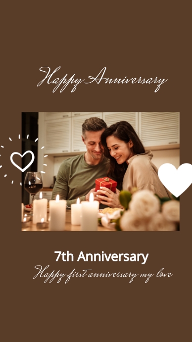 aesthetic anniversary story template anniversary date night countdown instagram story template