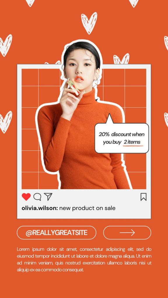 aesthetic announcement instagram story template bold blocky typography Instagram story template announcement