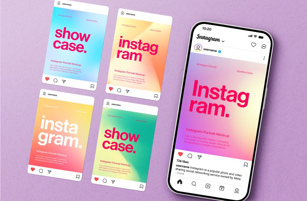 aesthetic announcement instagram story template clean minimal Instagram story template announcement mockup pastel background