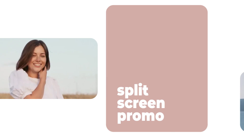 aesthetic article promo story template split screen problem solution