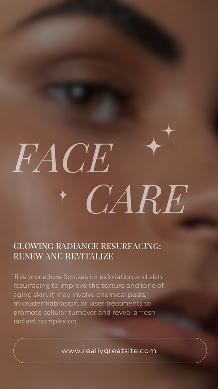 aesthetic article promo story template with animated GIF sparkle accent