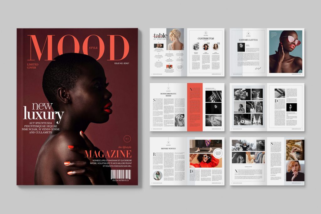 aesthetic artist story template art moodboard story template with color swatches and magazine cutouts